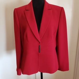 Tahari Women's Red Blazer - Size 14